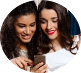 two-beautiful-girls-making-shopping-looking-phone-mall