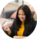 woman-sitting-floor-while-making-new-purchase